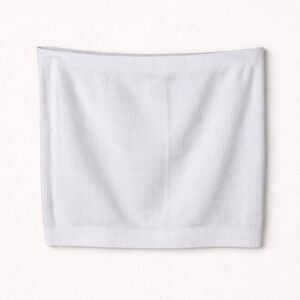 Love 83 White Ribbed Mini Skirt Women’s Size XL Stretch Knit